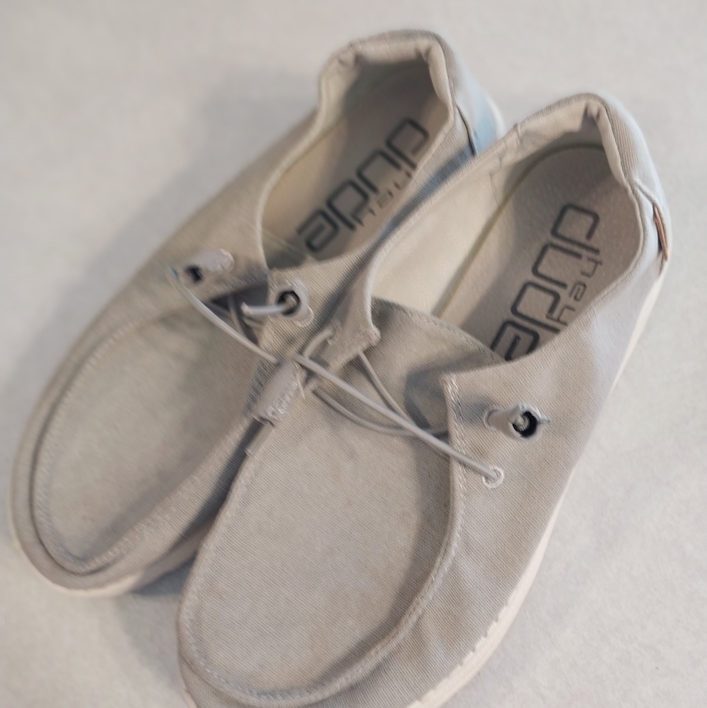Hey Dude Light Gray Casual Shoes